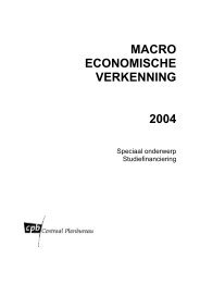 MACRO ECONOMISCHE VERKENNING 2004 - Centraal Planbureau