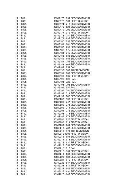 EXAM_CODE PARTEXAMNAME ROLL_NO ... - Vidyavision.com