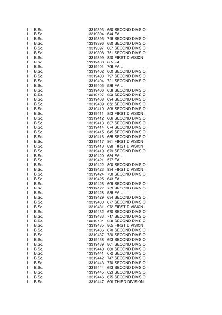 EXAM_CODE PARTEXAMNAME ROLL_NO ... - Vidyavision.com