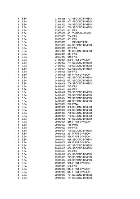 EXAM_CODE PARTEXAMNAME ROLL_NO ... - Vidyavision.com