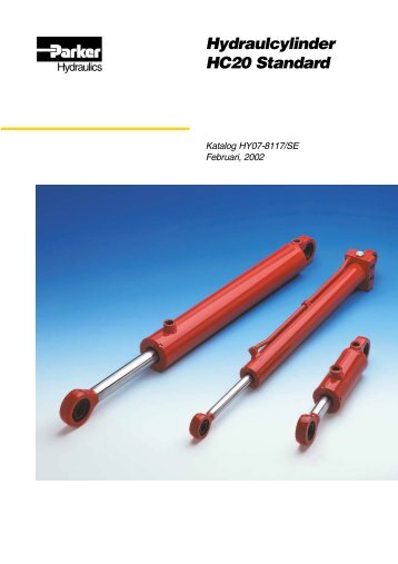 Katalog hydraulcylinder HC20 - Parker