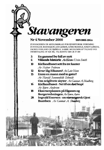 Nr 4 November 2000 - Byhistorisk forening