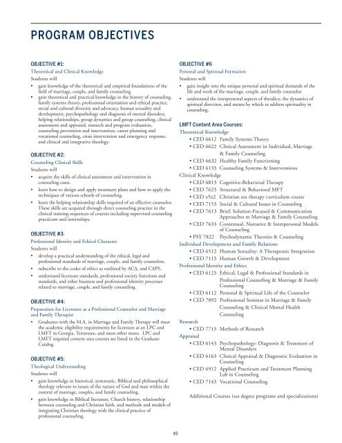 Graduate Catalog 2010-2012 - Richmont Graduate University