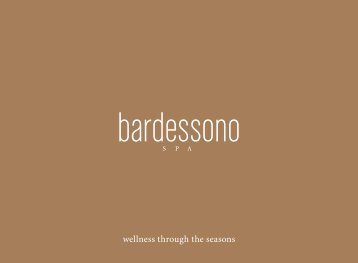 Download Spa Brochure (PDF) - Bardessono