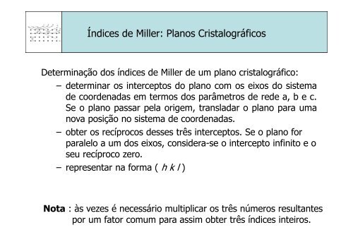 CRISTALOGRAFIA E DIFRAÃÃO DE RAIOS-X Fundamentos de ...