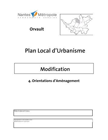 ORVAULT - Rue de la Garenne -carte-1 - Le plan local d'urbanisme ...