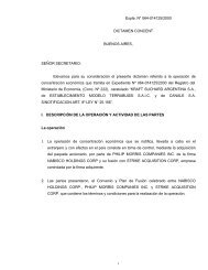 dictamen - Comision Nacional de Defensa de la Competencia