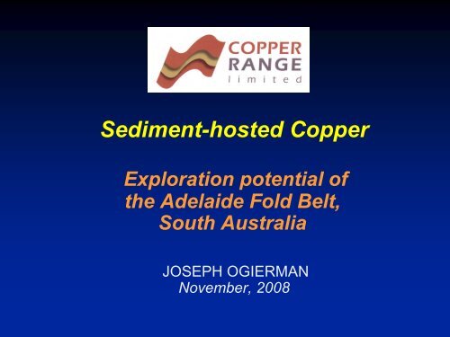 Sediment hosted copper - Saexplorers.com.au