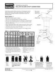 Simpson Strong-Tie Column Connectors - Turncraft