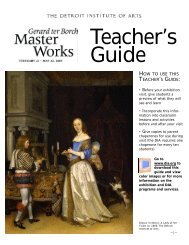 Teacher's Guide - Detroit Institute of Arts