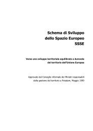 Schema di Sviluppo dello Spazio Europeo SSSE - Istituto Nazionale ...