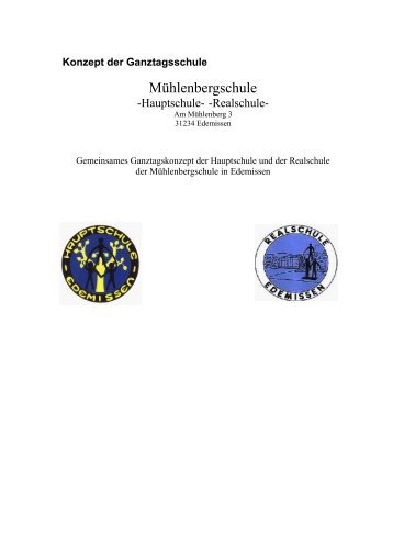 Konzept der Ganztagsschule - Hauptschule