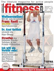 Weltsensation! Franz Rastl das - Strenflex Fitness Sport