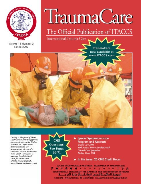 The Official Publication of ITACCS - International Trauma ...