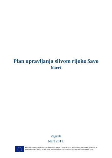 Plan upravljanja slivom rijeke Save - International Sava River Basin ...