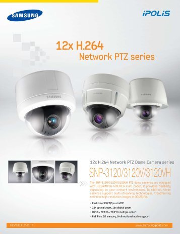 SNP-3120/3120V/3120VH - Samsung CCTV