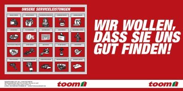 unsere serviceleistungen - toom Baumarkt