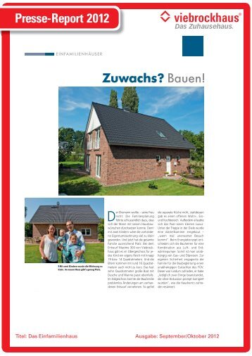 Zuwachs? Bauen! - Viebrockhaus