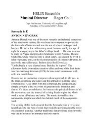 Cheminee Du Roi Rene Program Notes Mozart