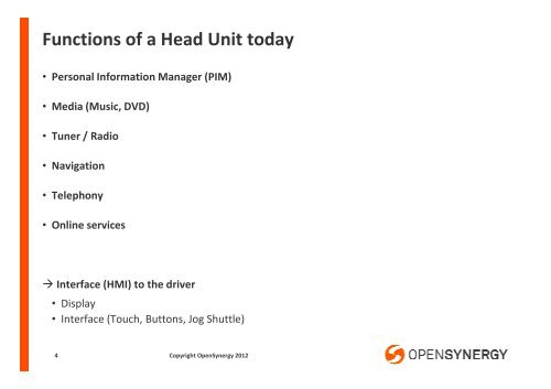 GenIVI Virtualization - The Linux Foundation