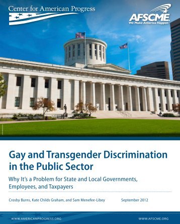 Gay and Transgender Discrimination in the Public Sector - AFSCME