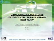 Chemical Spill Control, Miles Hillman - Interspill