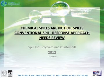 Chemical Spill Control, Miles Hillman - Interspill