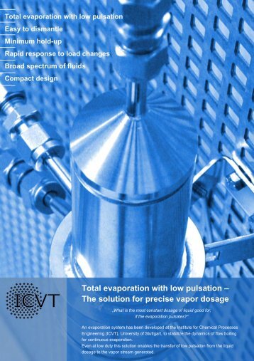 Flyer ICVT - evaporator - Technologie Lizenz BÃ¼ro