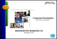 Corporate Presentation - Jindal Group of Companies