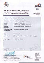 DVGW Zertifikat - Juchheim LaborgerÃ¤te GmbH in Bernkastel Kues