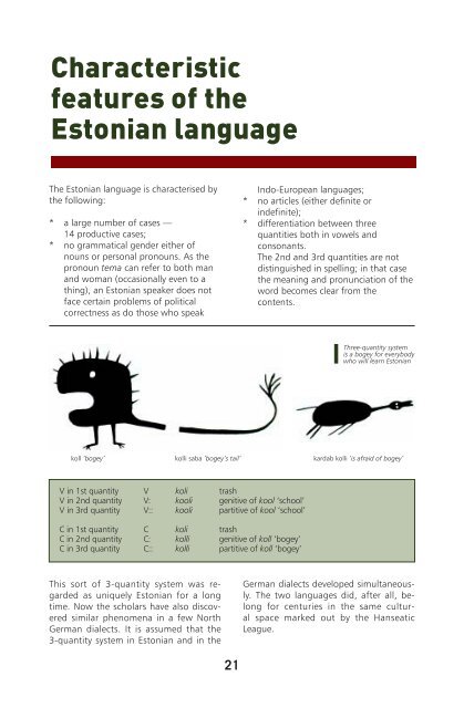 ESTONIAN LANGUAGE