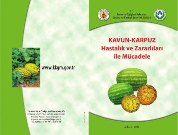 karpuz hastalÄ±k ve zarlÄ±larÄ± mÃ¼cadelesi