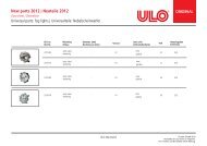 New parts 2012 - ULO de