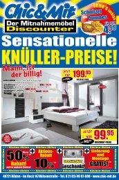 Sensationelle - chic & mit der mitnahmemöbel-discounter