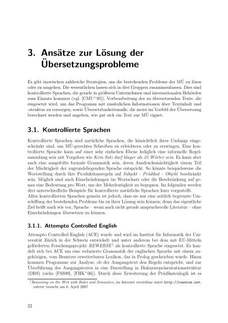 Messung maschinellerÂ¨Ubersetzbarkeit von ... - Parallele Systeme