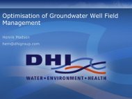 Optimisation of Groundwater Well Field Management
