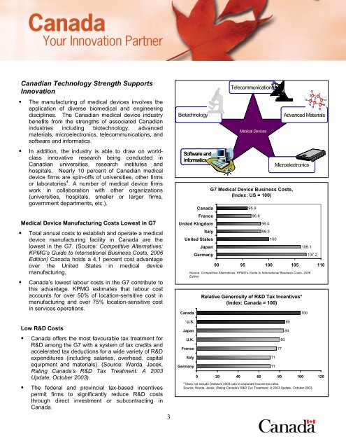 CANADIAN MEDICAL DEVICES INDUSTRY - LifeSciences BC