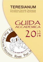 guida accademica 2013 - 2014 - Teresianum