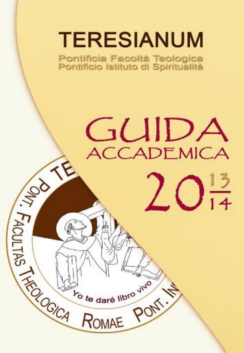 guida accademica 2013 - 2014 - Teresianum