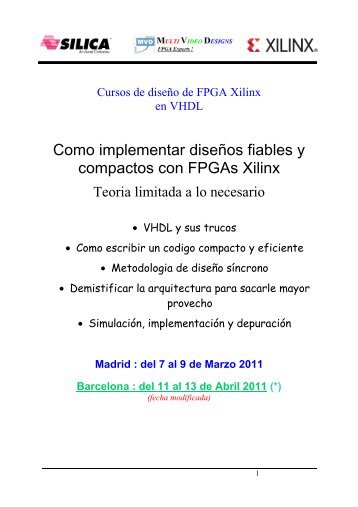 Como implementar diseÃ±os fiables y compactos con FPGAs Xilinx