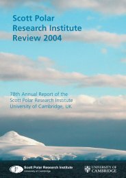 Acrobat PDF version of SPRI Review 2004 - Scott Polar Research ...