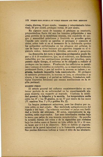 El Aspecto Clinico de la Esquistosomiasis de Manson