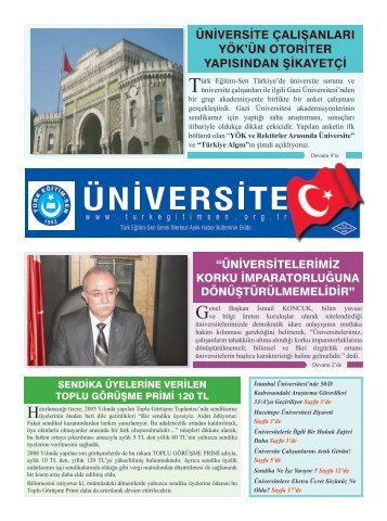 Ã¼niversite Ã§alÄ±ÅanlarÄ± yÃ¶k'Ã¼n otoriter yapÄ±sÄ±ndan ... - TÃ¼rk EÄitim-Sen