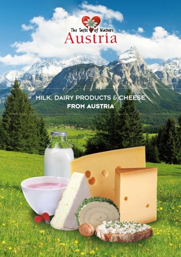 MILK, Dairy Products & CHEESE FROM AUSTRIA