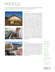 Download the company profile. - HKT Architects Inc.
