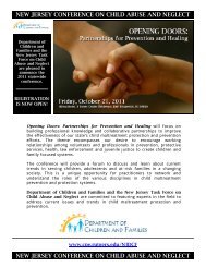 New jersey conference on child abuse and neglect - Rutgers NJAES ...