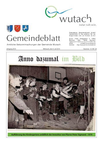 Mitteilungsblatt2013-14.pdf - der Gemeinde Wutach
