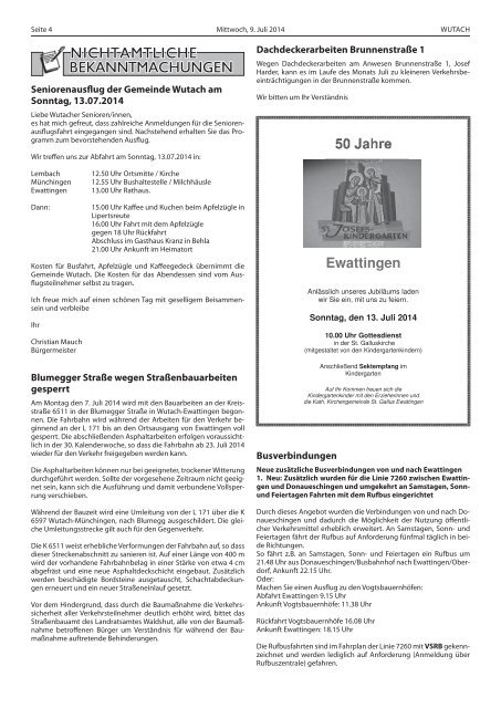 Mitteilungsblatt2013-14.pdf - der Gemeinde Wutach