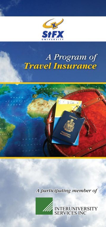 Travel Insurance Booklet - St. Francis Xavier University