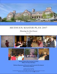 City of Methuen Master Plan
